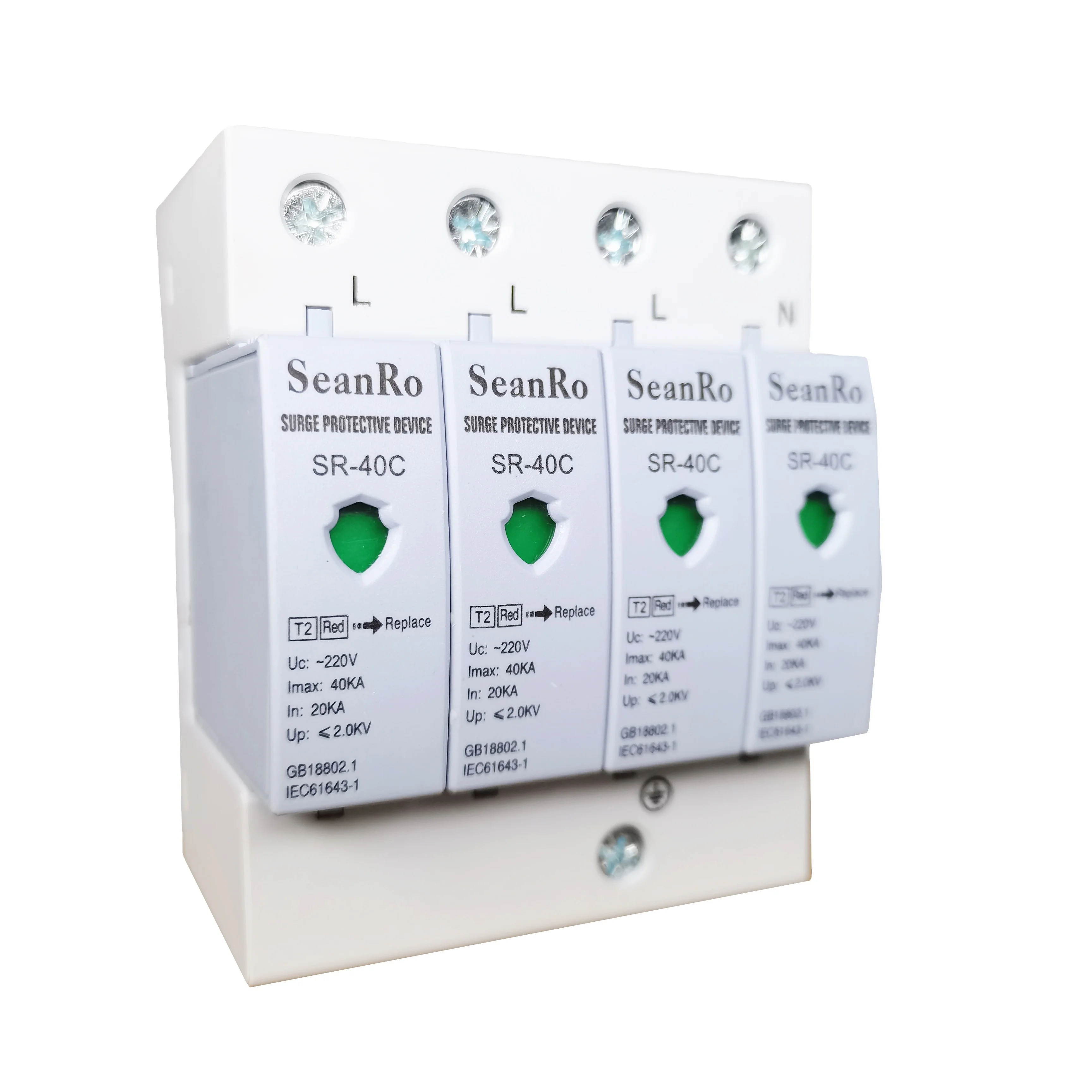  Устройство для защиты от перенапряжения SeanRo din rail SPD