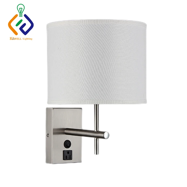 Lighting Wall Light Fixtures Headboard Sconce Lamparas De Pared Hotel Wall Lamp With Socket and Plug Cord