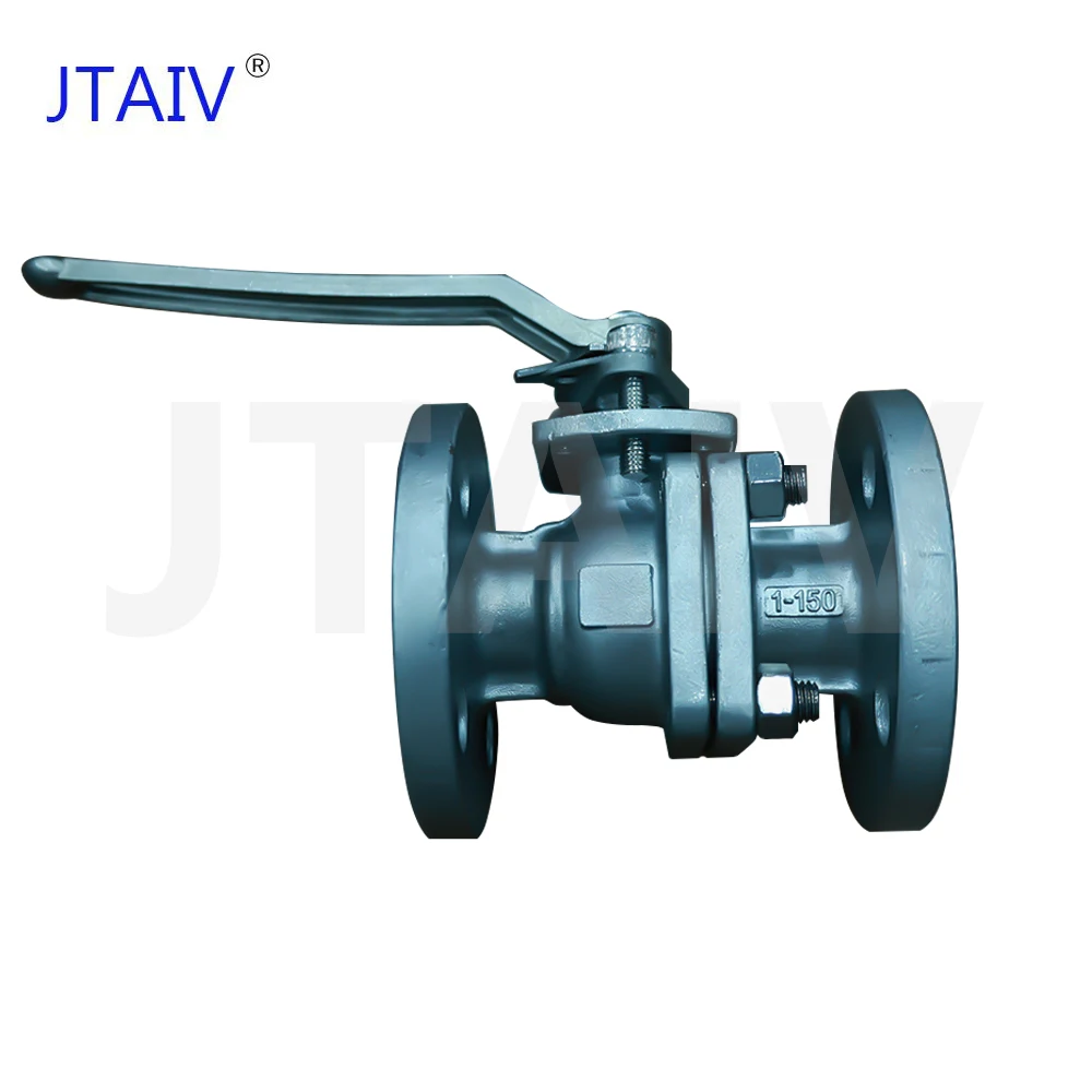 JTAIV 304 stainless steel flange connection manual valve manual control ball valve resistant to high temperature water vapor