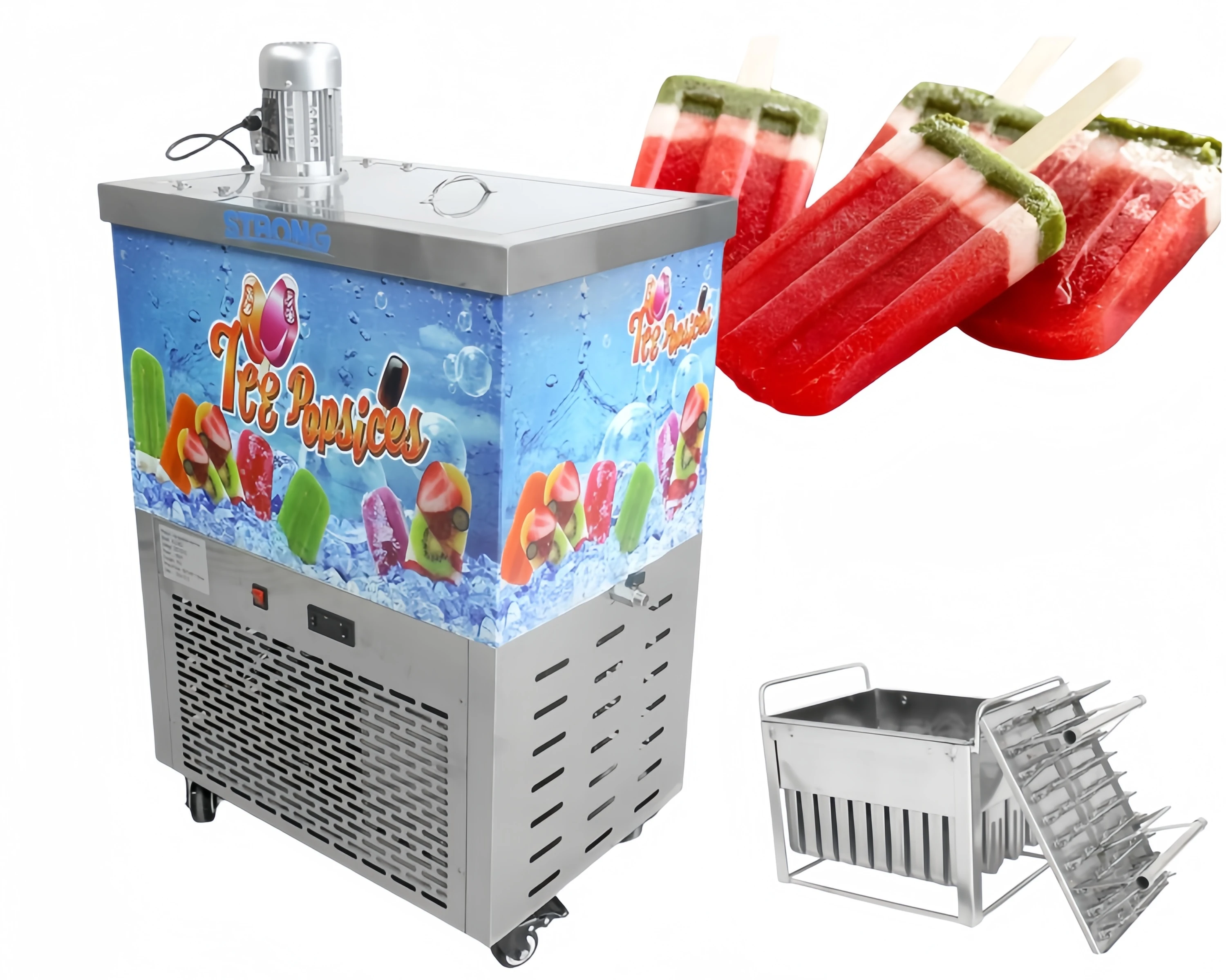 Electric Ice Popsicle Making Maker Machine Commercial Ice Cream Popsicle Machines For Sale