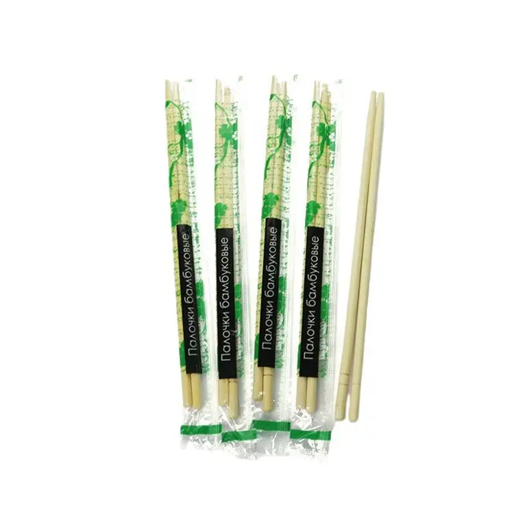 Chinese Disposable Pencil Shape Disposable Sanitary Bamboo Chopstick for hotels