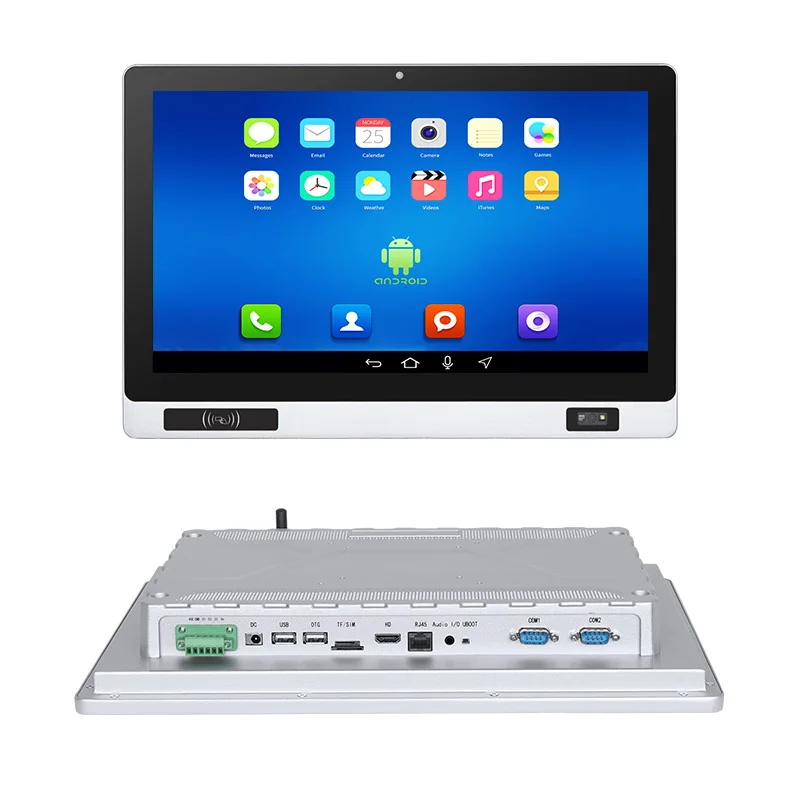 10 1/12 1/15 6 21 5 Дюймов емкостный сенсорный экран Android все в одном промышленная панель ПК с функциями сканирования кода QR