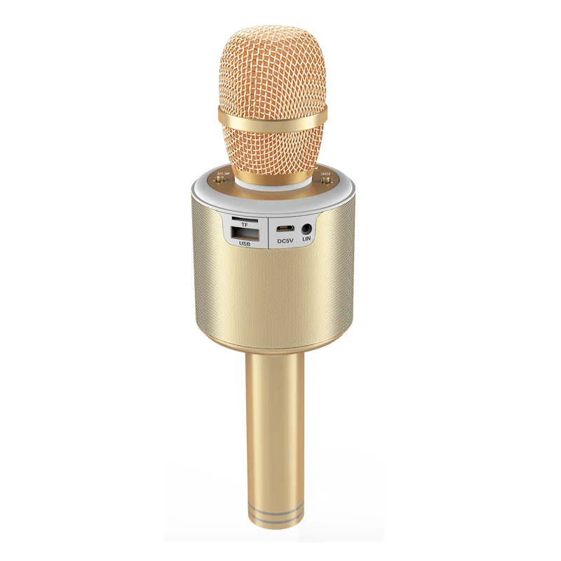 Portable Wireless Microphone Handheld Mic Karaoke Blue tooth USB Micro Mini Speaker Kids Wireless Mike