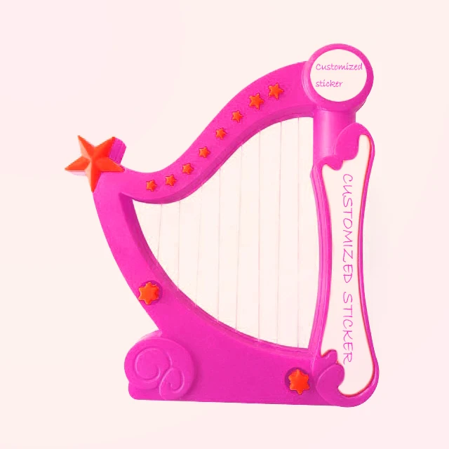 Harp toy Musical educational toys for kids learning plastic music instrument customized promotional items promotion toddlers kid