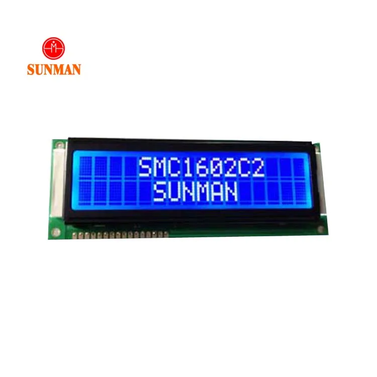 Display 16x2 blue big character 16*2 lcd 16 x 2 character lcd module