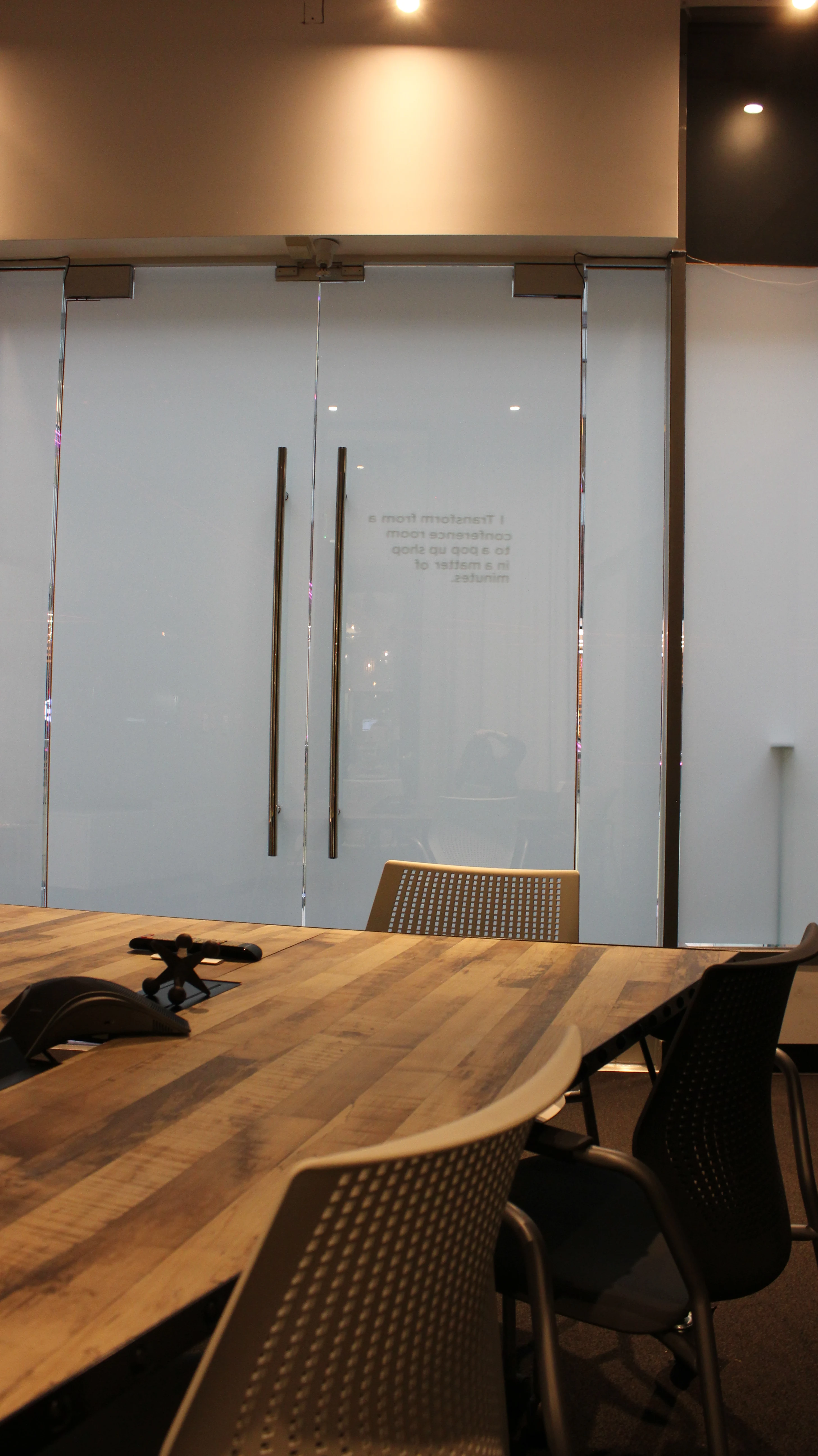 PDLC Smart Glass Light Control Glass For Partition