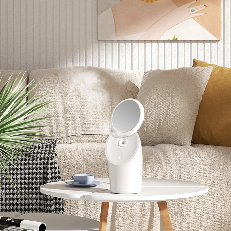 Домашний Персональный профессиональный спа наноионный глубокий очищающий аппарат для лица с зеркалом