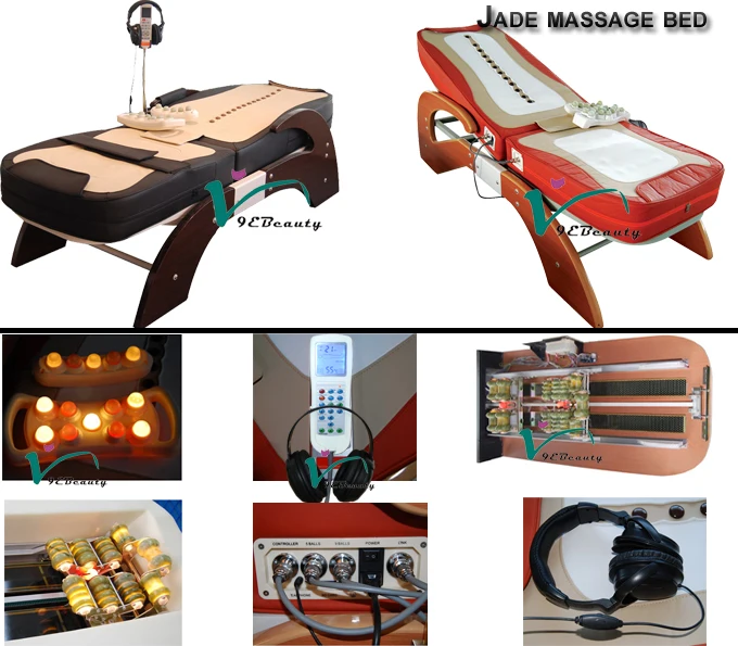 Health Automatic Massage Table Syogra Alike Therapy Thermal Therapeutic Jade Massage Bed Threapy Machine