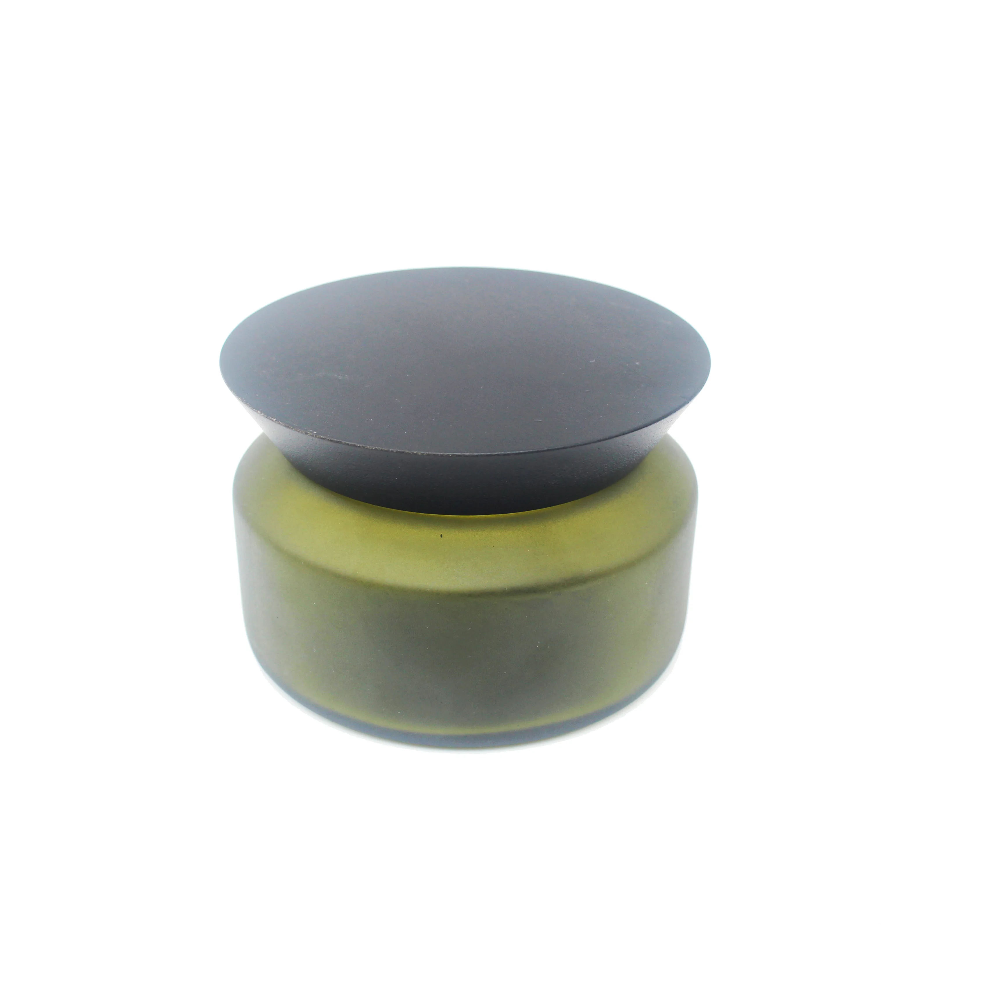 Hot Sale Eco Friendly Custom Logo 200g Wooden Bamboo Lid Cap Glass Face Cream Jar BB-2J