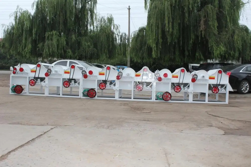 Textile waste jeans polyester fiber yarn opening fiber  recycling machine production line waste clothes recycle machine