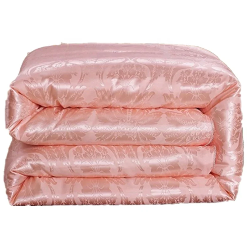 Wholesale Embroidery Duvet Flower Bed Silk Comforter Printed Cotton Bedding Set Queen Size for Home Use