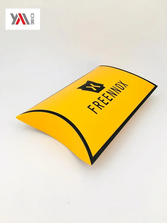 Chinese wholesale custom recycled fancy small paper pillow box