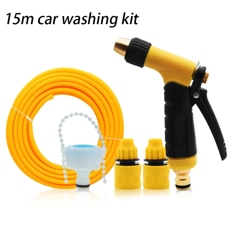 Multifunction high pressure garden pipe car vehicle wash machine water gun set kit