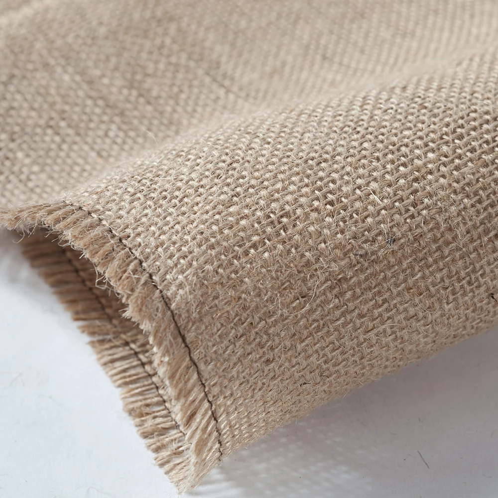 Qingyun #40 Density Free Sample Franais Toile De Jute Tissu Canap Hessian Fabric