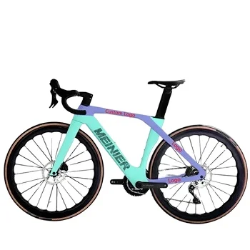 700C racing carbon fiber road bicycle shimano 105 R7120- 24 speed disc brake set group road bike