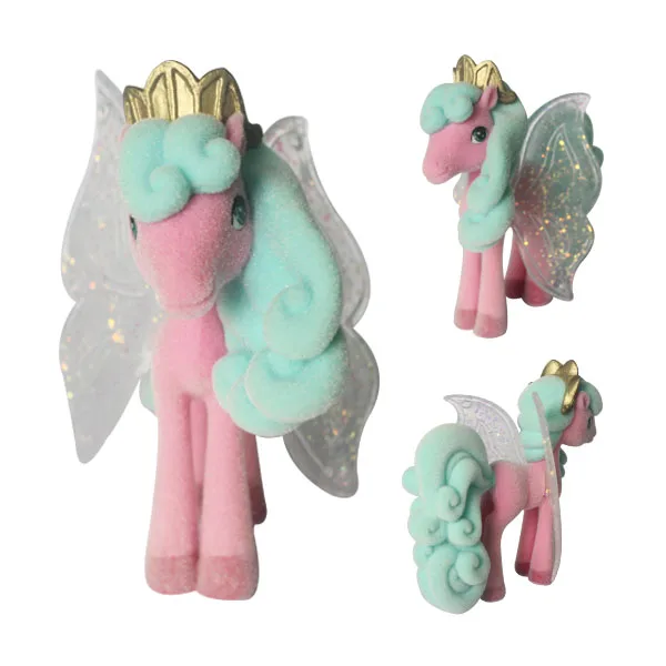 Promotional  Gifts Toys Flocking  Plastic Figures Unicorn Horses 16 Toys children toys