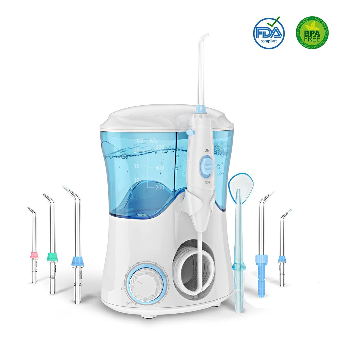 nice feel 600mL big water tank UV Sterilization water Flosser Dental Oral Irrigator With CE