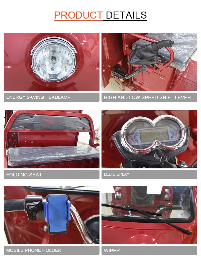 2022 New Model  Cargo Adult Electric Trike Electric Tricycles with Good Aftersale Service