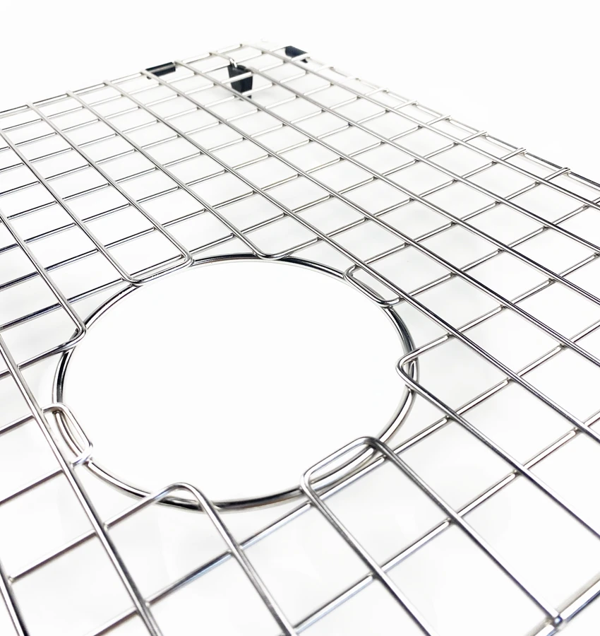 Factory Supply Kitchen Stainless Steel undermount Sink Grid with Protective AntiScratch Bumpers