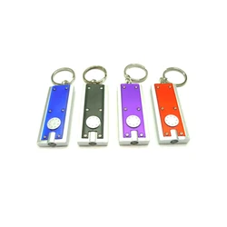 Souvenir Mini Metal Led Flashlights Keychain Key Chain Flash Light bottle opener Promotion light Mini keychain Flashlight Mini