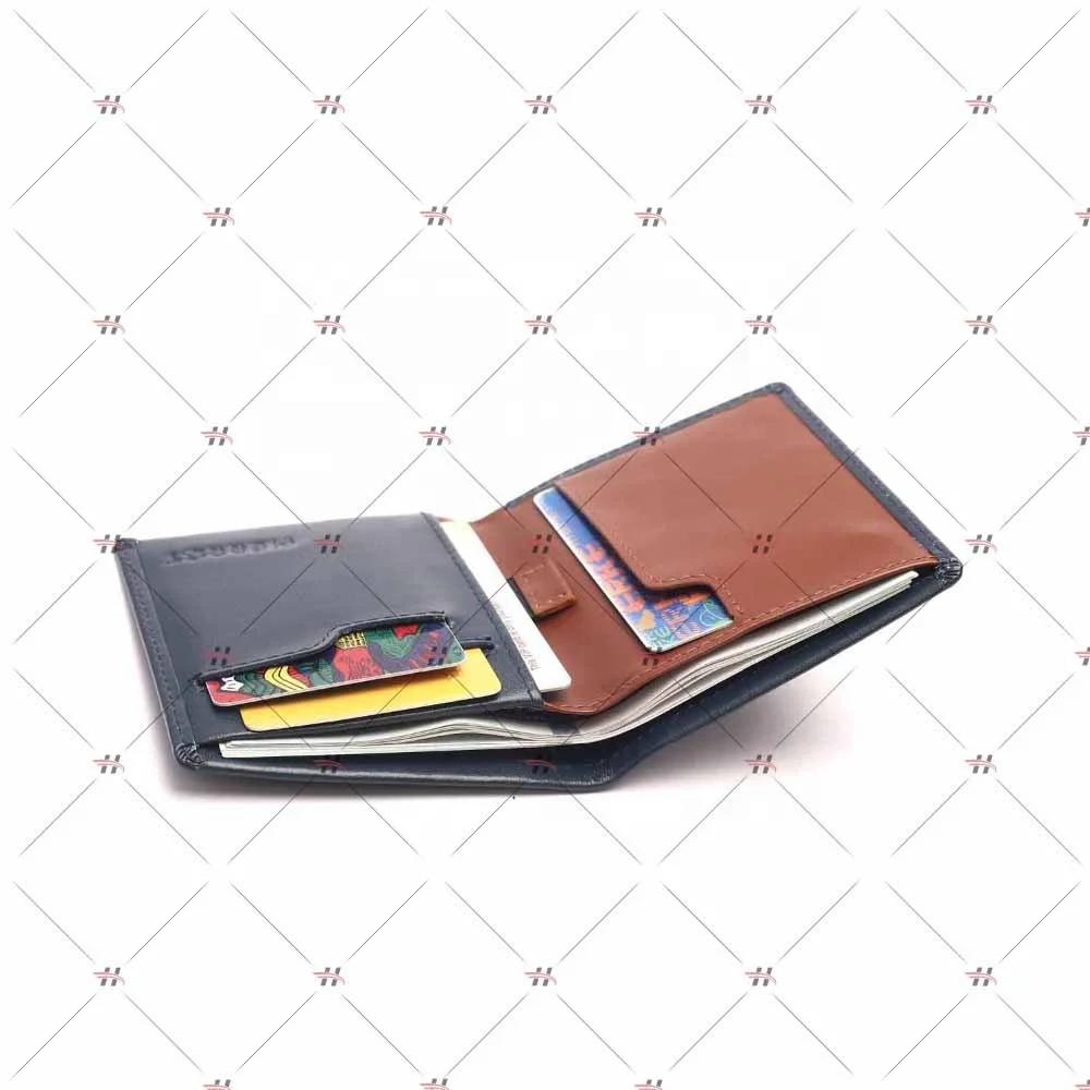 2021 best selling RFID blocking short mul-tifunction leather men wallet genuine leather bi-fold wallet