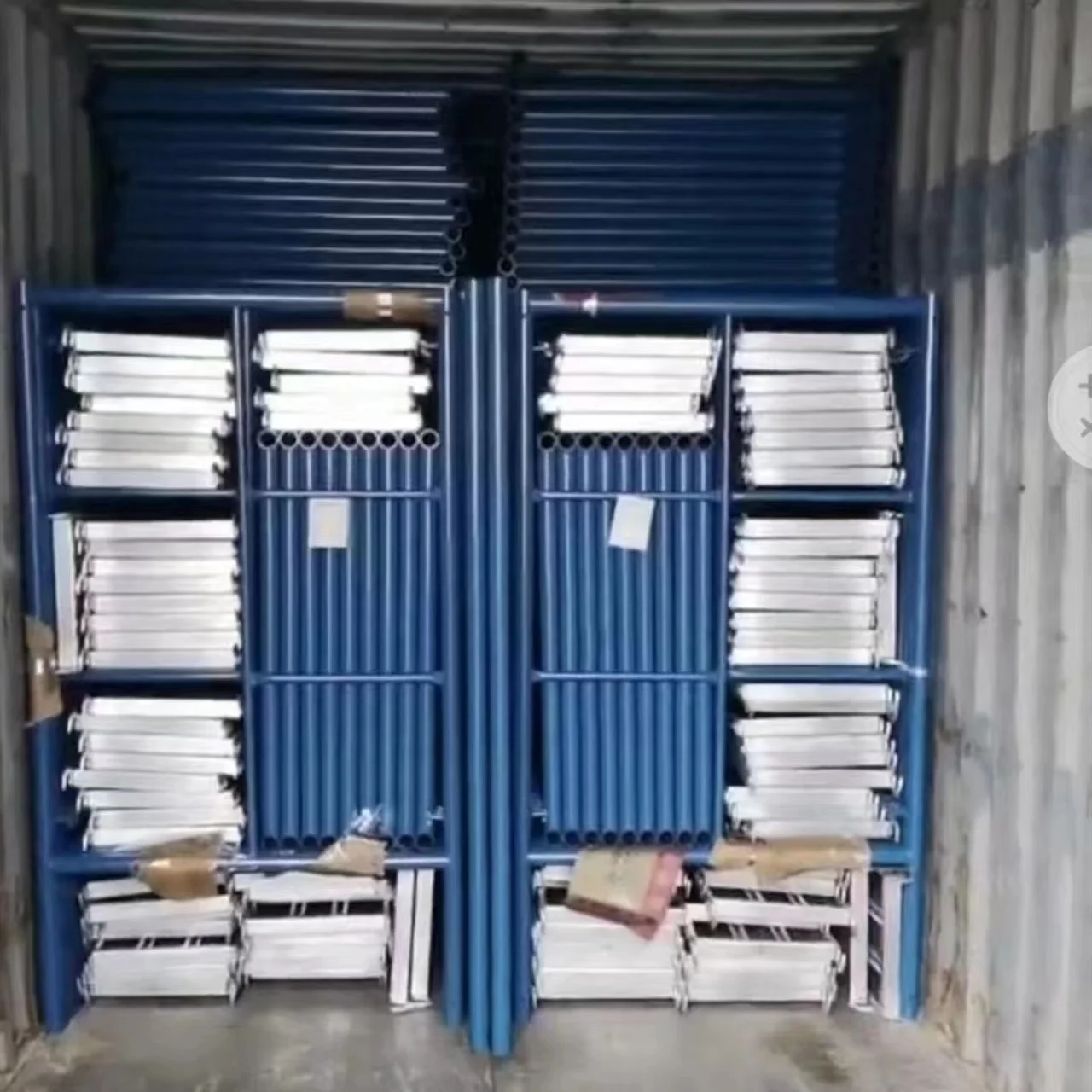 Long Life Using Construction Building Steel Adjust Scaffold Ladder narrow Frame Scaffolding For Sale