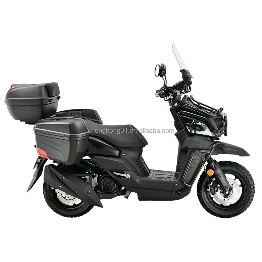 Wholesale Adults Air cooled Petrol Scooter High Speed Powerful Gasoline Motorcycle Moped 90km/h 150cc Gas Scooter (GALATIC)
