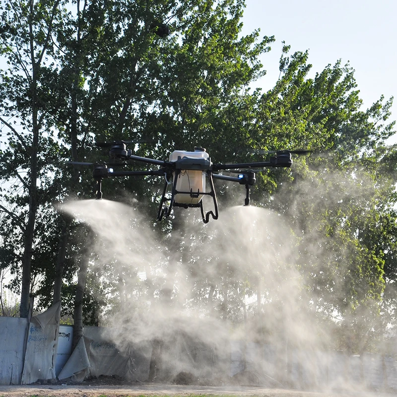 RTK Precision Radar Agricultural Intelligent Water Atomization Plant Protection fertilizer pesticide spraying drone For Rice