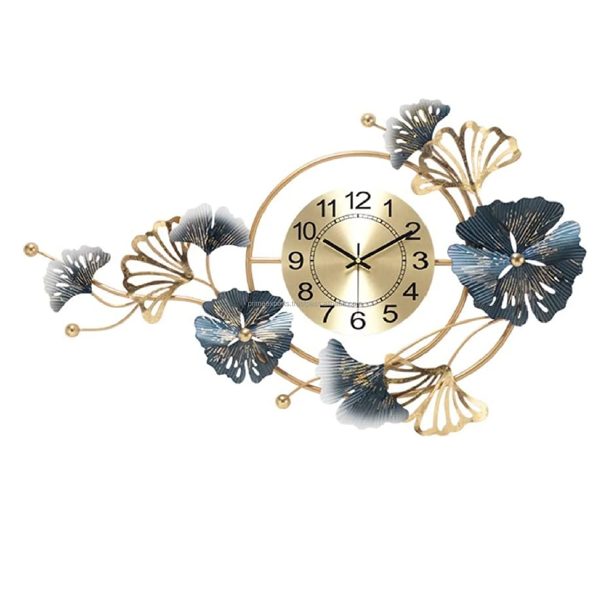 Modern Decorative Metal Wall Clock Exclusive Design And Style For Home Decor Interior Accurate Travel time and Long Service Life