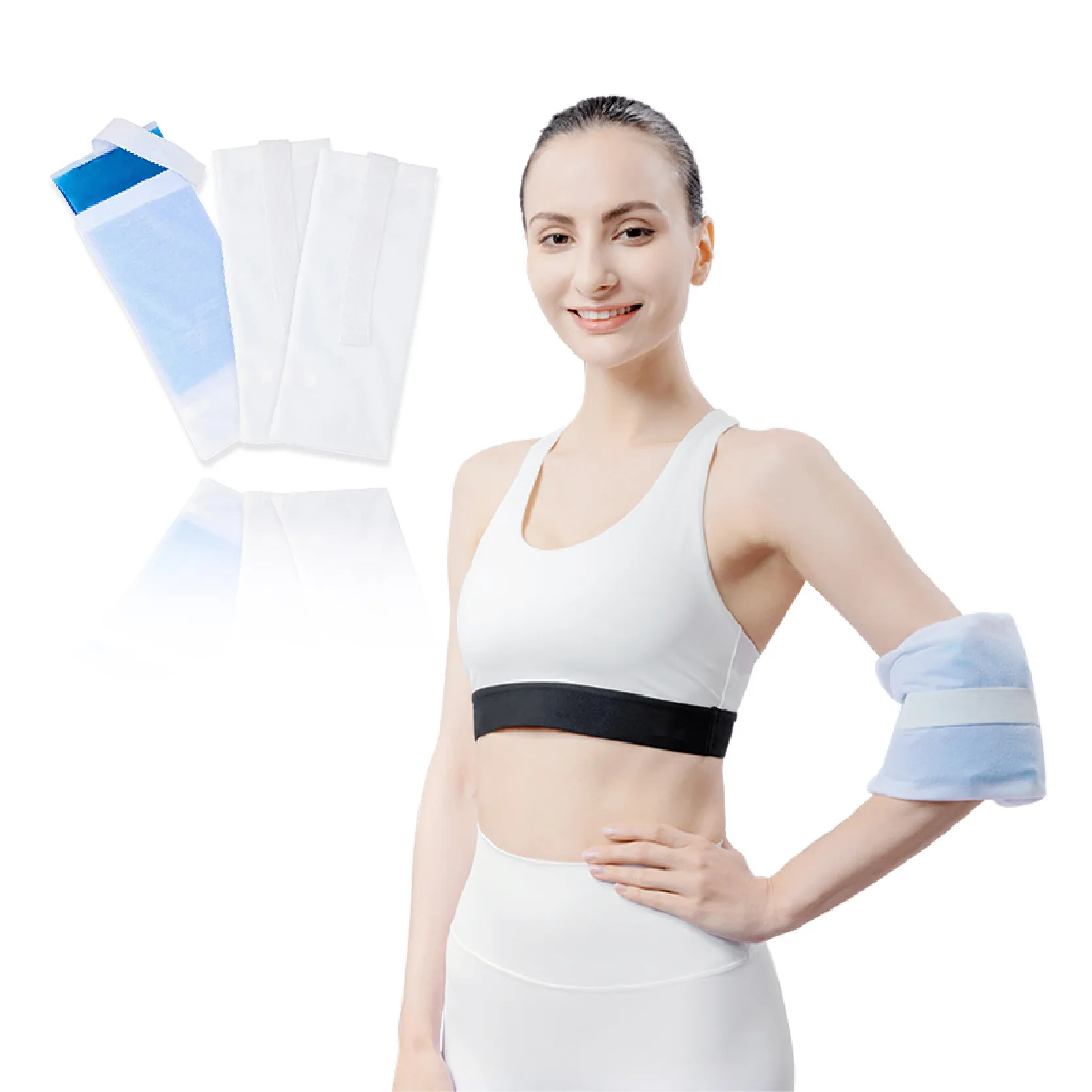 Gel Ice Packs for Injuries, Reusable Gel Ice Pack for Hot Cold Compress, Soothing Soft Ice Packs for Injuries Reusable Gel Pack