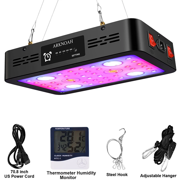 High PPFD Led Plant Grow Lamp Full Spectrum Hydroponic Growing Bloom Buttons 1200w 3600w 2400w Crees Cob Led Grow Light