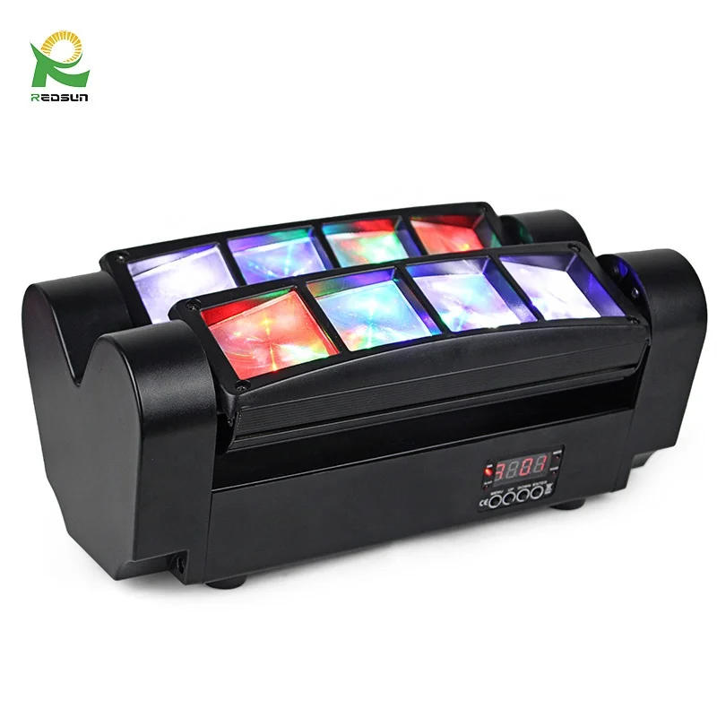 Redsun dj эффект света светодиодный мини паук движущийся свет для ночного