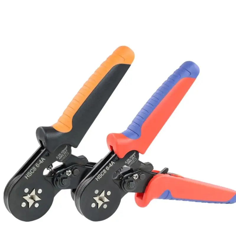 Tubular/pin terminal crimping pliers HSC8-6-4 manual crimping pliers tool plus 1200 electrician set