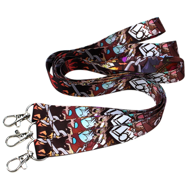 Neck Straps Keys ID Card Pass Gym Mobile Phone USB Badge Holder DIY Hang Rope Supplies Lanyards Cartoon Lanyard Manufacturer