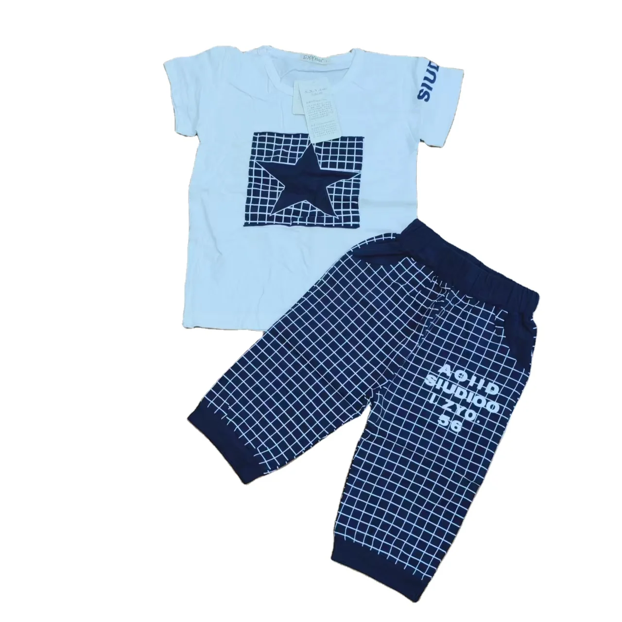 Детская одежда, Новинка лета, комплекты одежды для девочек, костюм с короткой юбкой, корейские шорты для малышей, трендовый комплект из двух предметов