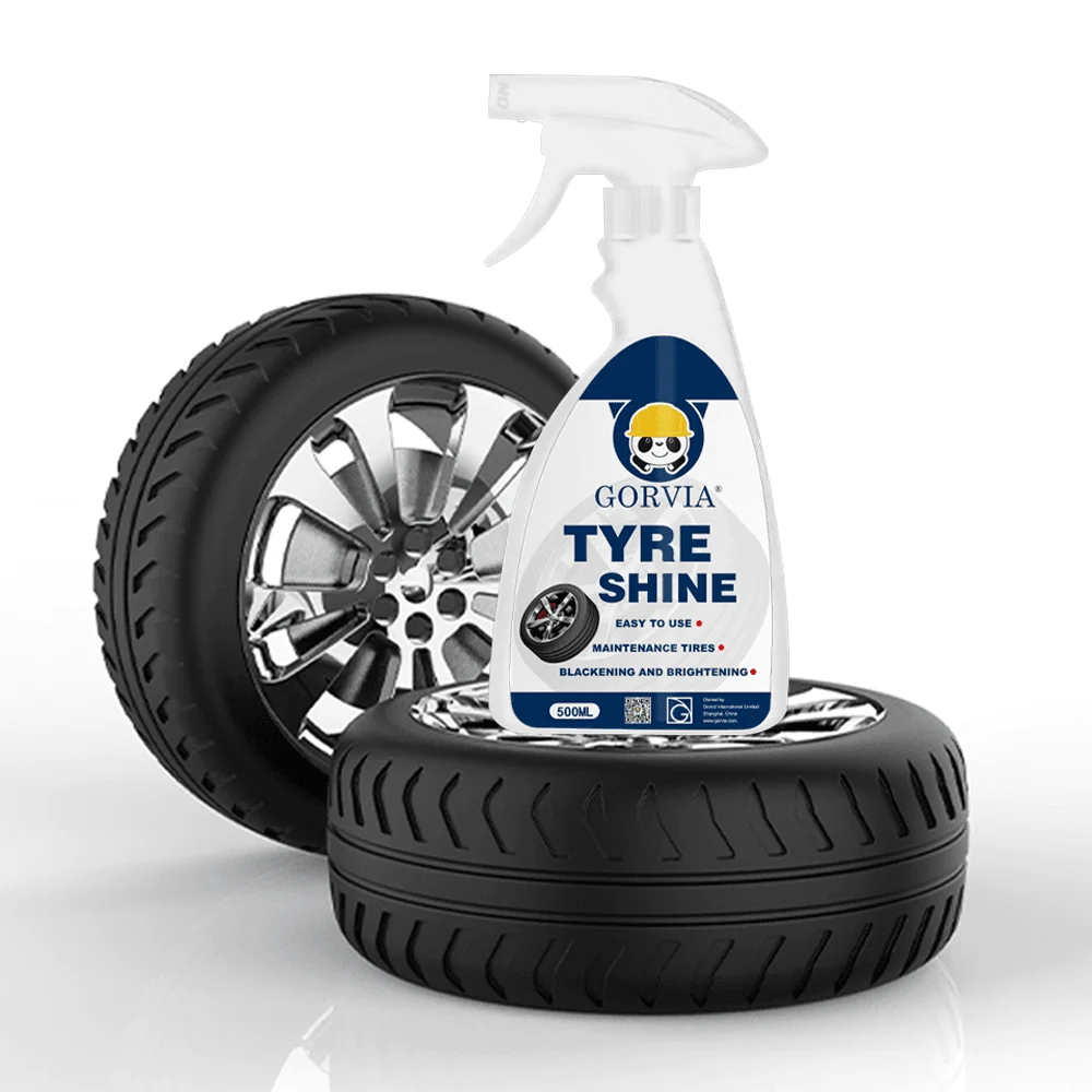 GORVIA OEM Factory Wholesale Car Care Brightener Custom Tire Shine Spray
