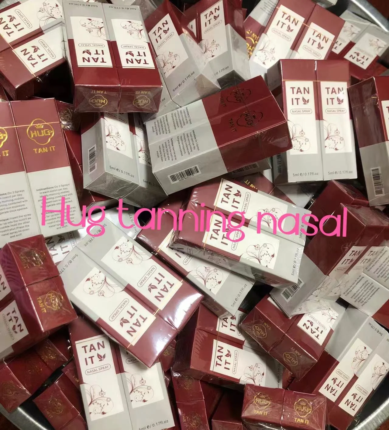 Fast and nature golden extreme tanning nasal spray for tan accelerating solution