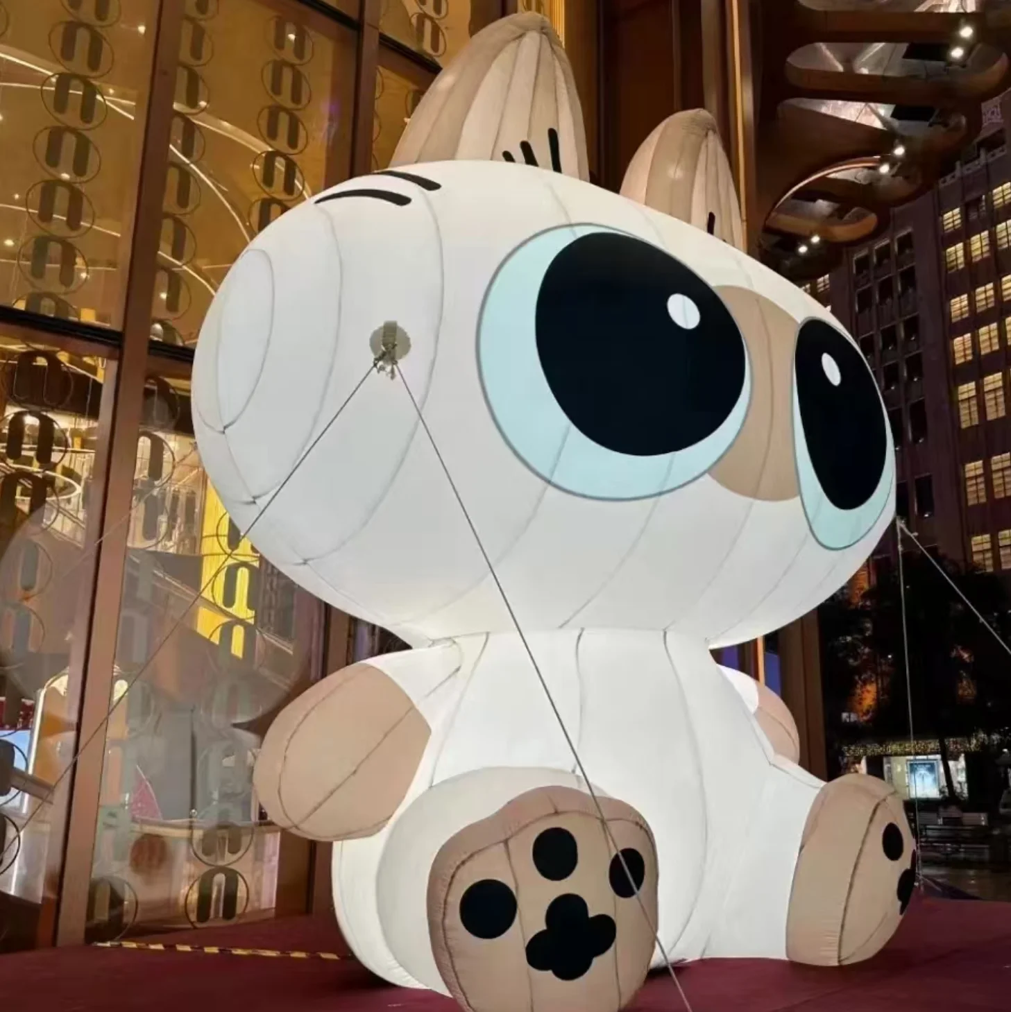 Customised Outdoor Inflatable Advertisement Pink Loopy Cartoon Inflatable Doll Inflatable Model Decoration For Sale