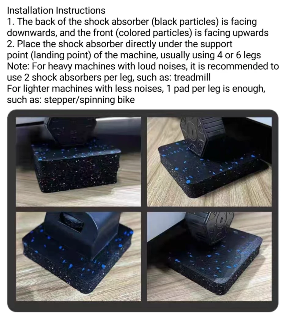 Top Selling Indoor Rubber Gym Floor Tiles Protective Mat for Exercise Use