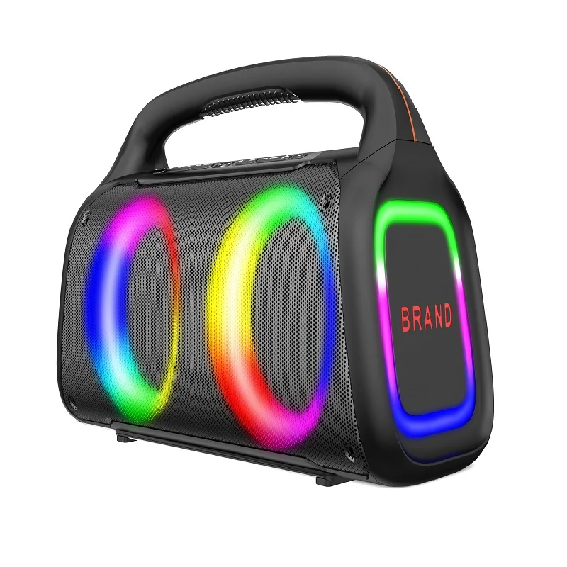 New style boombox with J B L light and usb function bluetooth speakers for outdoor table model sound system tws speaker