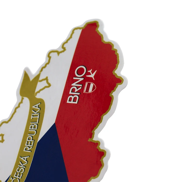 Promotional customized printing shape Self-adhesive PVC label sticker