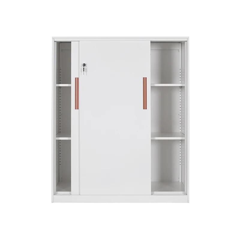 Sliding Door Steel File Cabinet For School/ Office/ Home KD structure steel file cabinet