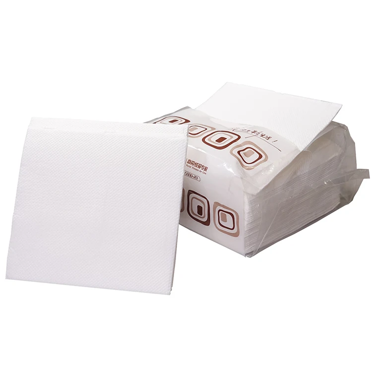 Wholesale virgin bamboo pulp 100% biodegradable disposable airlaid paper tissue napkins