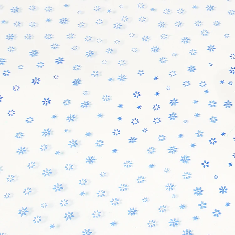 Modern Attractive Style Roll Cellophane Paper Flower Monolayer Plastic Film Printed Cellophane