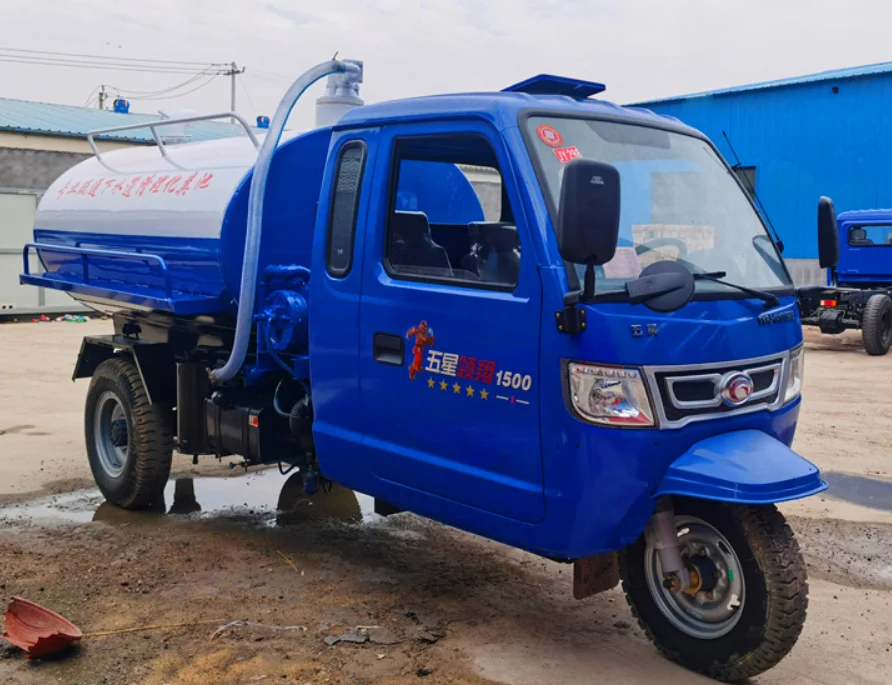 Dung Suction Tricycle Septic Tank Cleaning Vehicle Septic Tank Cleaner Rural And Town Methane Tank Cleaning Car