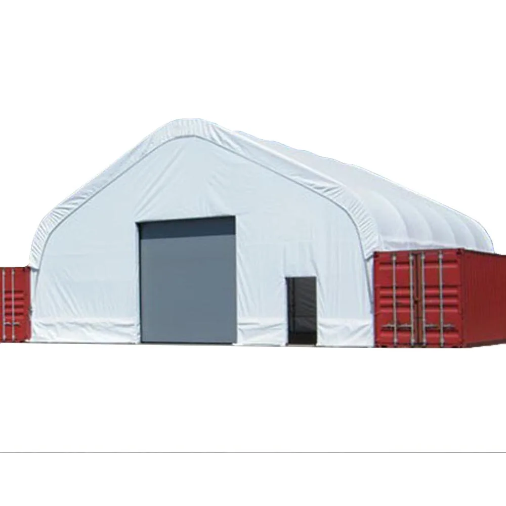 33x40x12 ft W10xL12x3.6m factory direct low cost steel frame dome shipping container tent