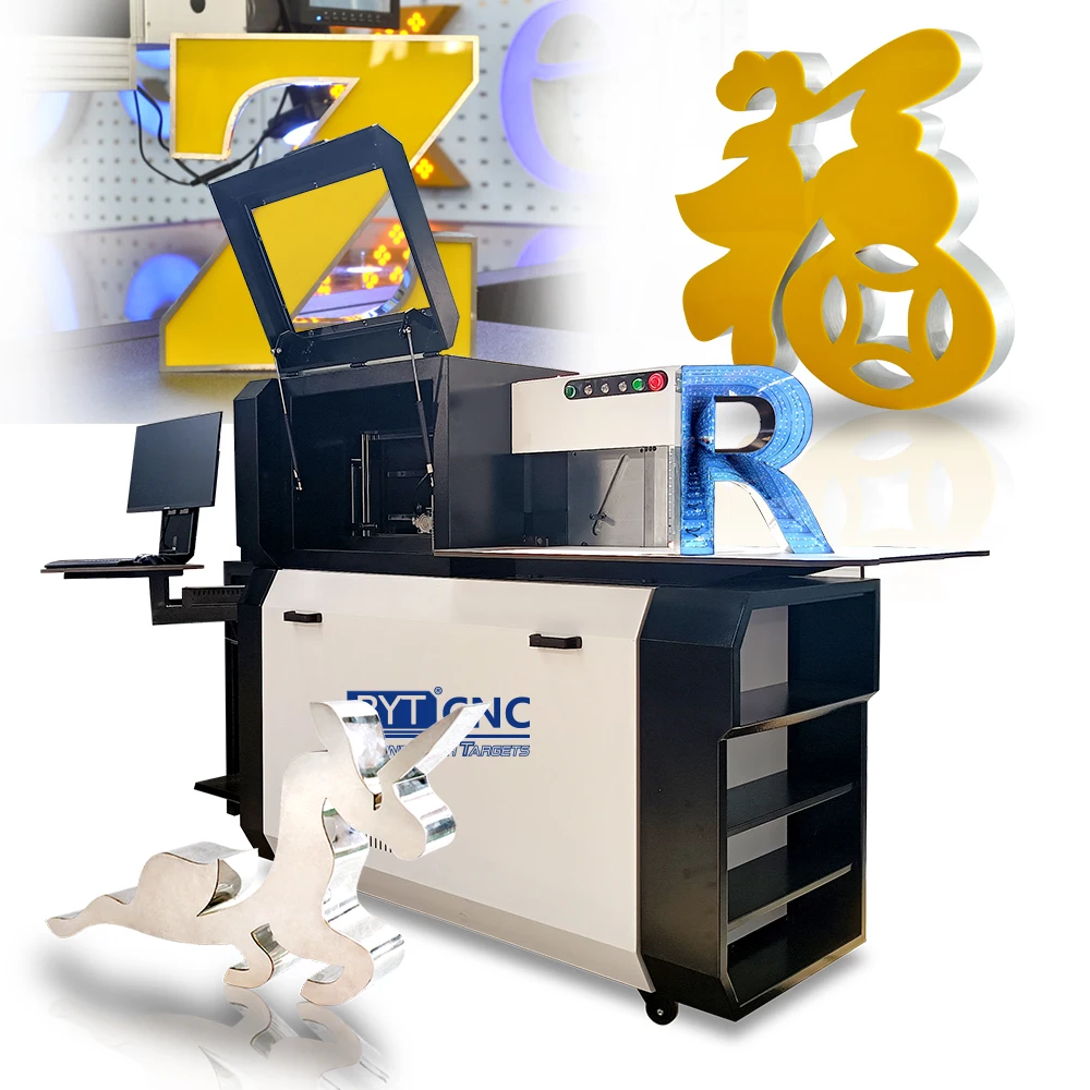 Multifunctional Automatic Channel Sign Making Equipment Aluminum Letters Channel Bending Machine
