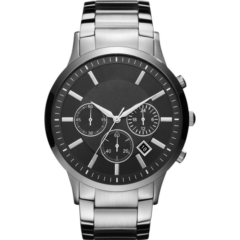 AR2460 Fashion Men BRAND Watches Top Brand Luxury Quartz Watch Waterproof Stainless Steel Leather Relogio Masculino Reloj hombre