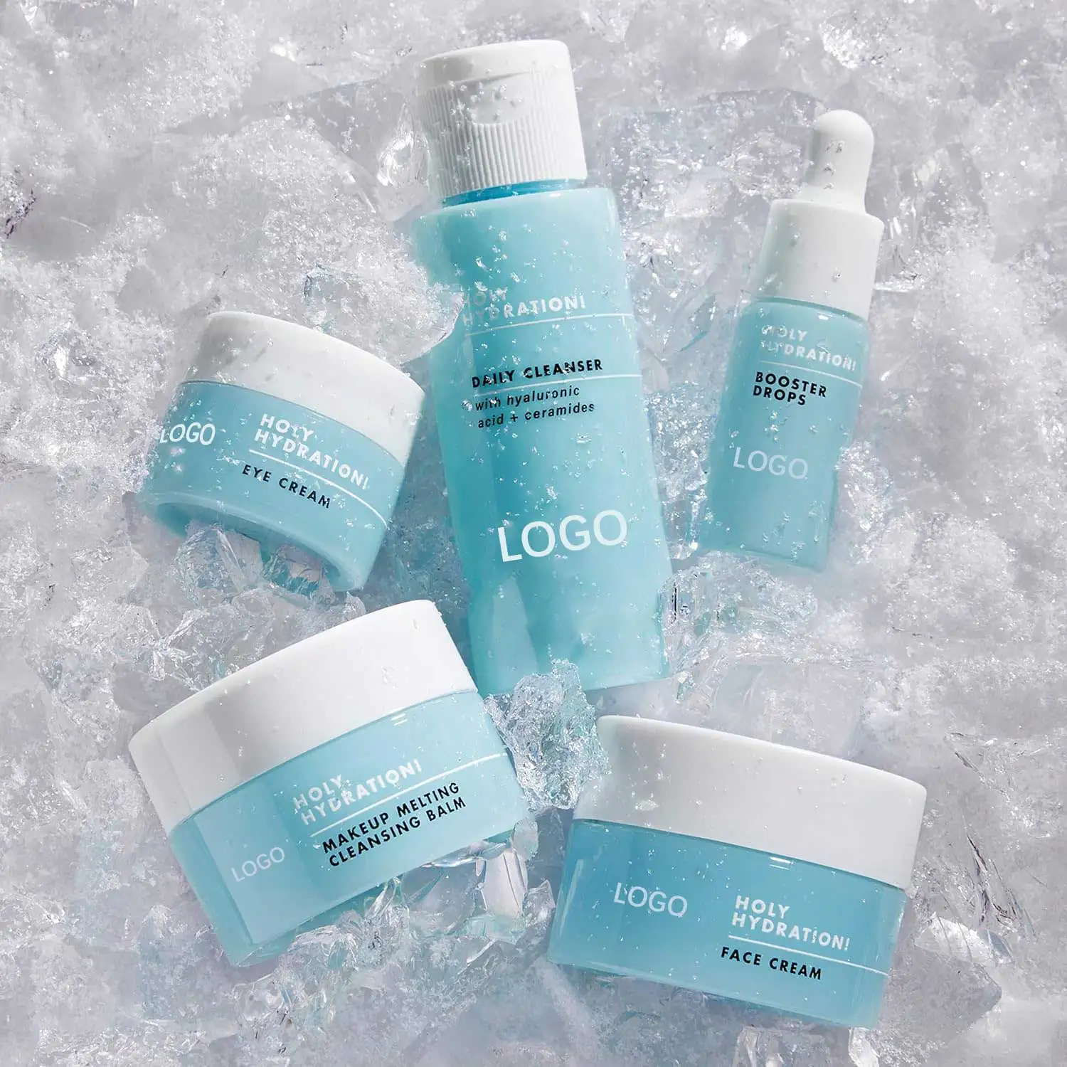 High Quality Skincare Mini Kit Cleanser Makeup Remover Moisturising& Eye Cream For Hydrating Skin Airplane skin care set