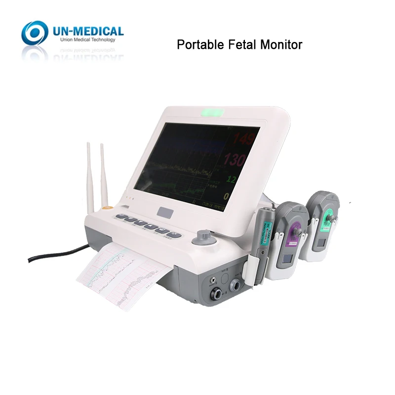
UN-Medical UNL8-ME 10.2 inch 90 Degrees Foldable Wireless Maternal Fetal Mother Doppler 